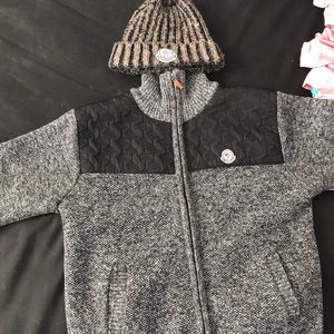 Monclear jacket and hat